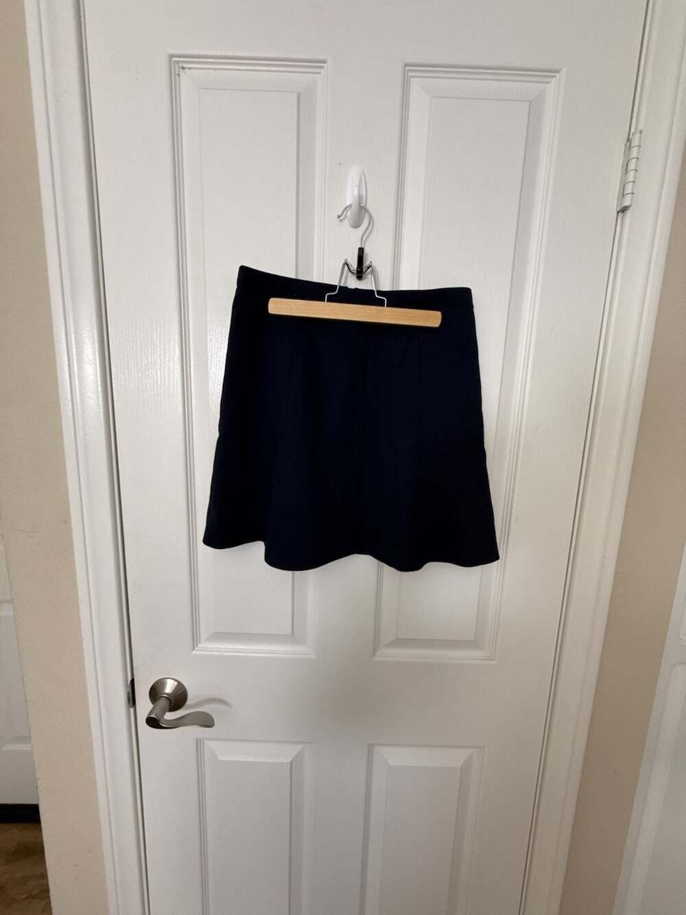J.Crew Navy Blue Flared Mini Skirt Size 0